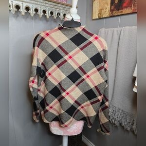 RACHEL ZOE Plaid Sweater